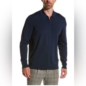 Ted Baker Rayon Regular Fit Polo Shirt Long Sleeve Size 6 (XXL)